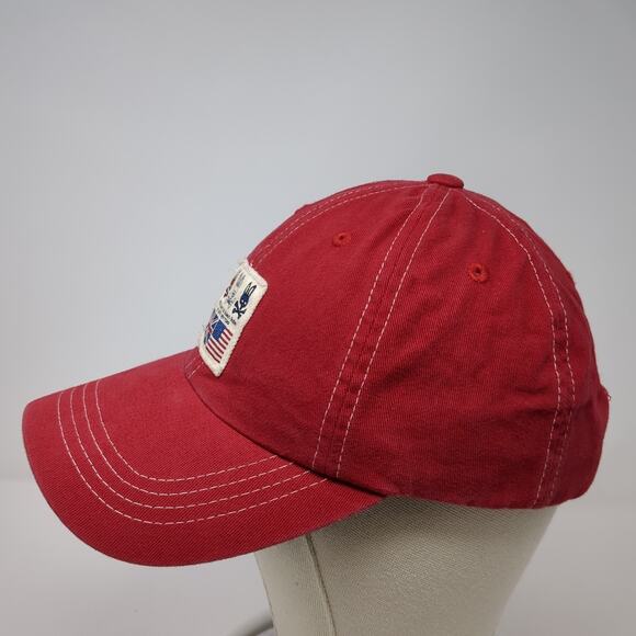 Psycho Bunny By Robin Godley Slideback Hat Red One Size Adjustable - Picture 3 of 10